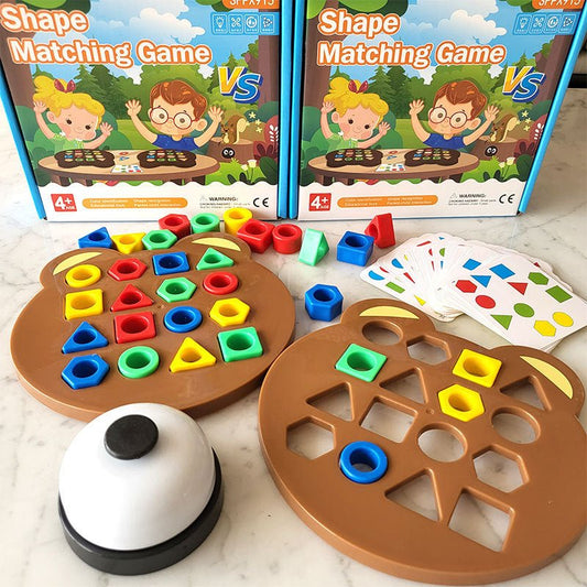 Spielzeug für spielerisches Lernen: Montessori Formensortierspiel
