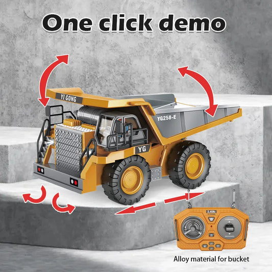 Fernsteuerbarer Baustellen-LKW mit Realistischem Design