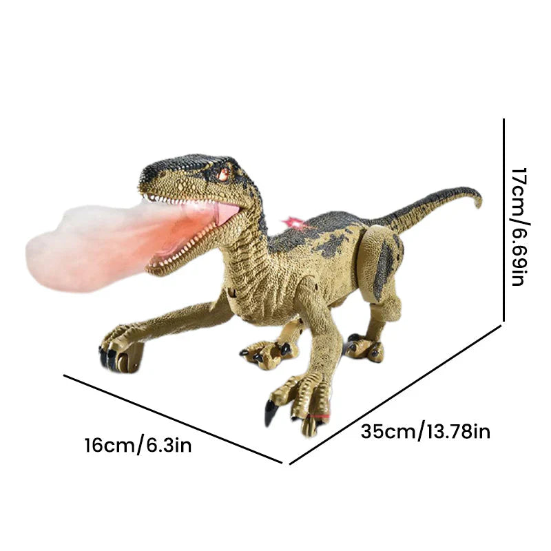 Fernsteuerbarer Dinosaurier mit atemberaubender Nebelspray-Funktion für spannende Abenteuer