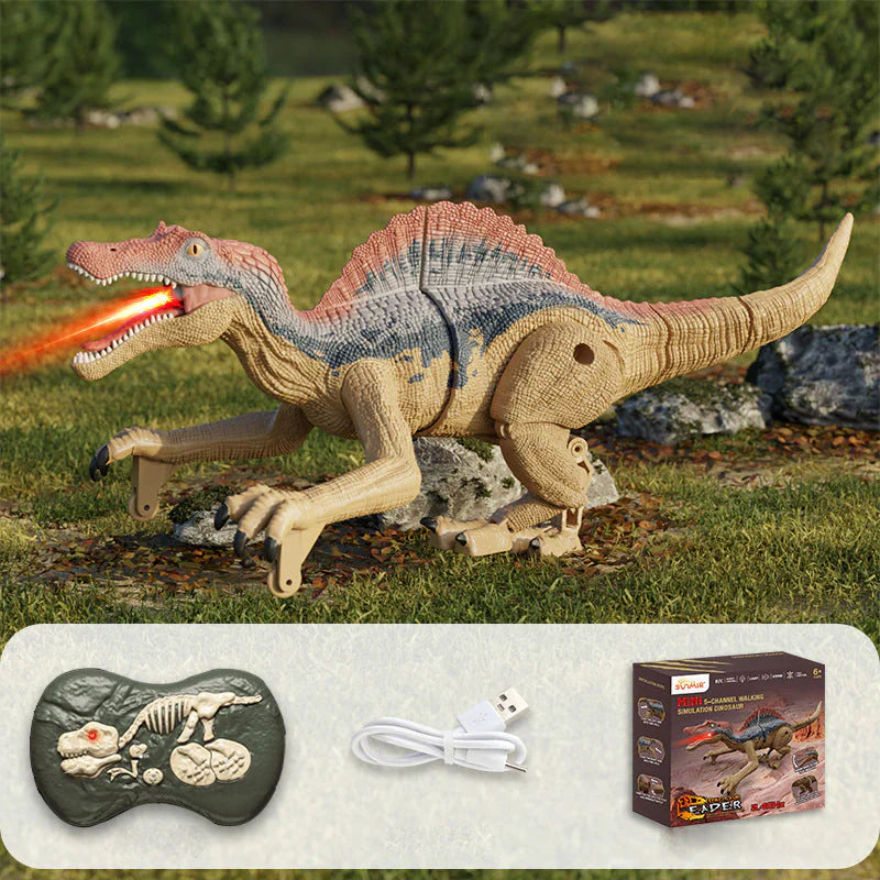 Fernsteuerbarer Dinosaurier mit atemberaubender Nebelspray-Funktion für spannende Abenteuer