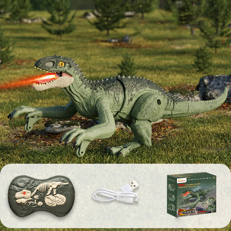 Fernsteuerbarer Dinosaurier mit atemberaubender Nebelspray-Funktion für spannende Abenteuer