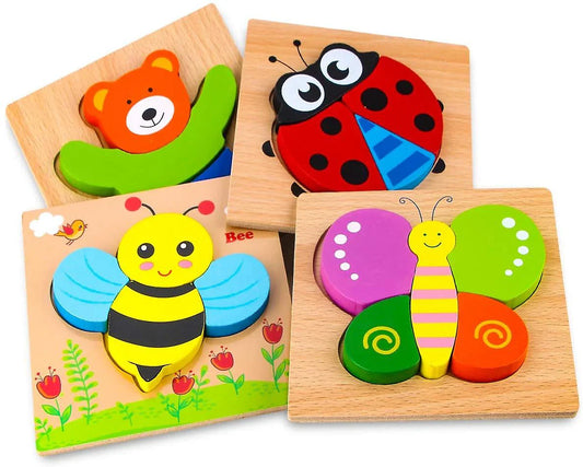 Förderung der Feinmotorik mit dem Montessori-Tierpuzzle - Perfektes Lernspiel für Kinder