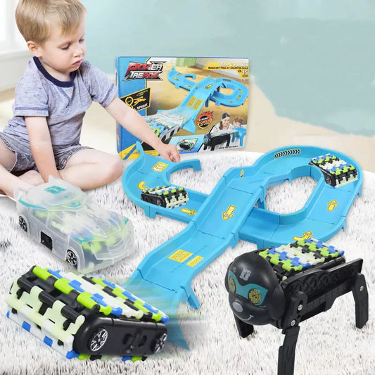 Innovative Kinder-Rennstrecke mit coolen Fahrzeugen und Rollenspiel – Perfekter Spaß für kleine Abenteurer