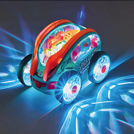 LED Licht und Musik Purzelbaum Fahrzeug für endlosen Spielspaß
