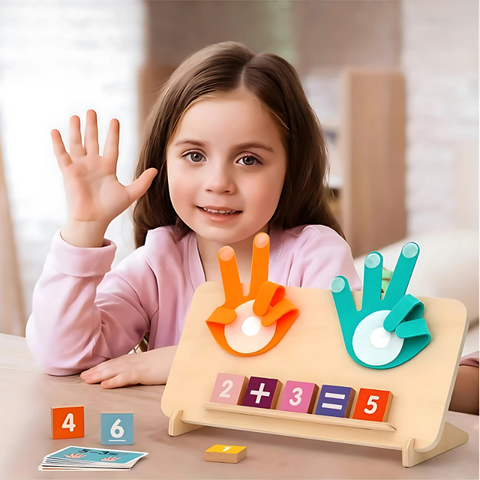 Interaktives Montessori Mathe-Fingerspiel für effektives Lernen