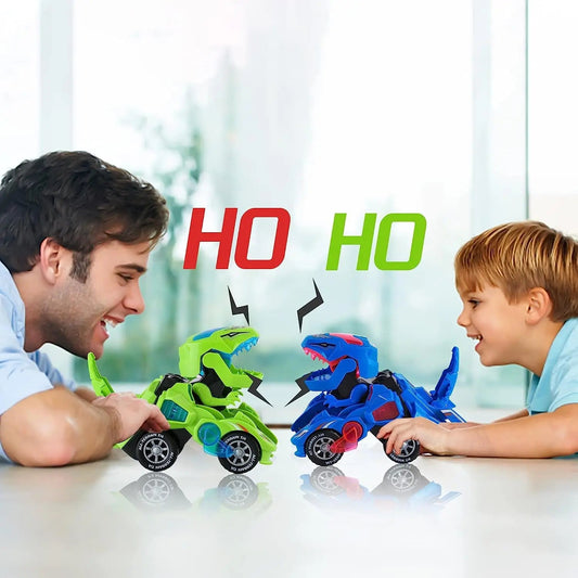Dino-Transformer Auto – Mit Licht und Sound für stundenlangen Spielspaß