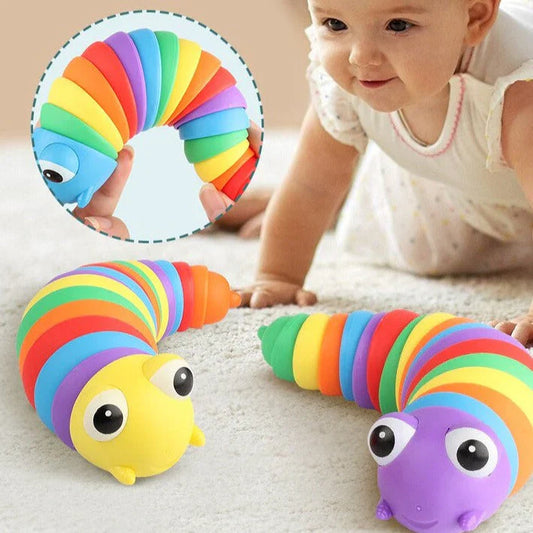 Sensorisches Raupen Spielzeug für Kinder – Perfektes Lern- und Kuschelspielzeug