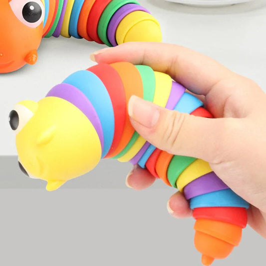 Sensorisches Raupen Spielzeug für Kinder – Perfektes Lern- und Kuschelspielzeug