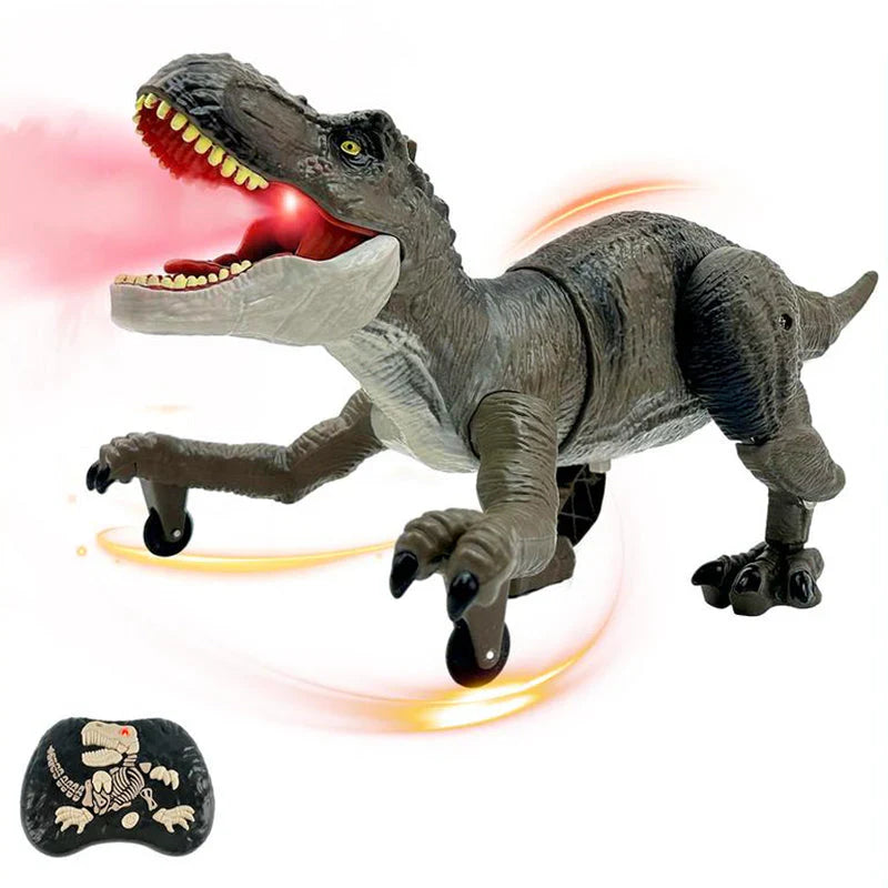 Fernsteuerbarer Dinosaurier mit atemberaubender Nebelspray-Funktion für spannende Abenteuer