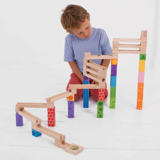 Endloser Bauspaß mit der Kullerbahn – Kreatives Spielvergnügen für Kinder