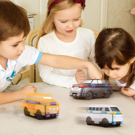 Zweiseitiges Spielauto für fantasievolle und kreative Spielmomente