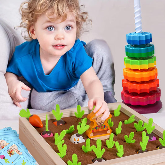 Spielzeug Montessori Filzfarm für kreatives und sicheres Lernen