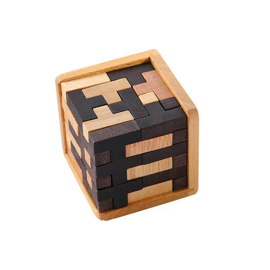 3D Holz-Puzzle - Kreatives Denkspiel Meisterwerk