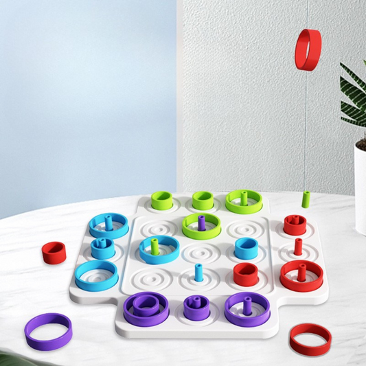 Jeu de Stratégie Tic Tac Toe – Puzzle Intellectuel pour Amateurs de Casse-tête