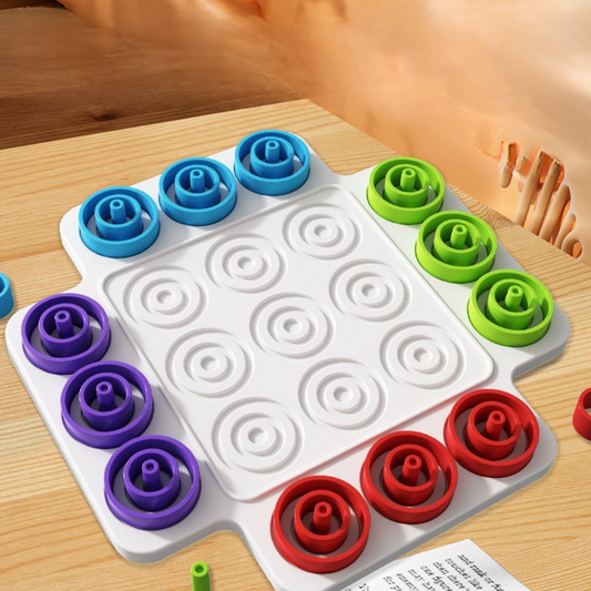 Jeu de Stratégie Tic Tac Toe – Puzzle Intellectuel pour Amateurs de Casse-tête