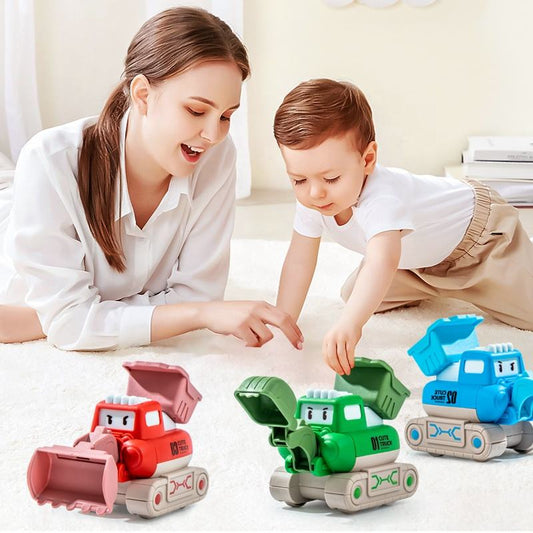 Kreatives Spielzeug-Baufahrzeug-Set für Kinder - Fantasievolles Bauen und Abenteuer