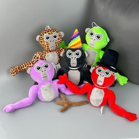 Niedliche bunte Affen-Plüschfigur – Perfektes Kuschelspielzeug für Kinder