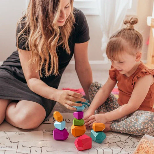 MontiBlox - Kreative Montessori Holzbausteine für grenzenlosen Spielspaß
