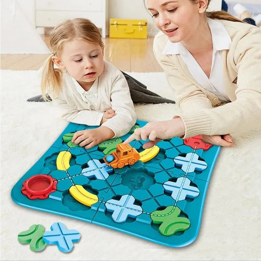 Kreatives Montessori Straßen-Puzzle für neugierige Entdecker
