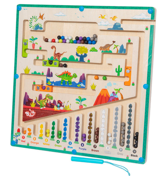 Laboratoire magnétique Montessori avec différents modèles attrayants