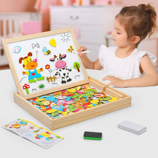 Multifunktionale 2-in-1 Montessori Zeichentafel für kreatives Lernen