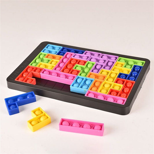 Buntes Tetris Kinderspiel für kreativen Spielspaß