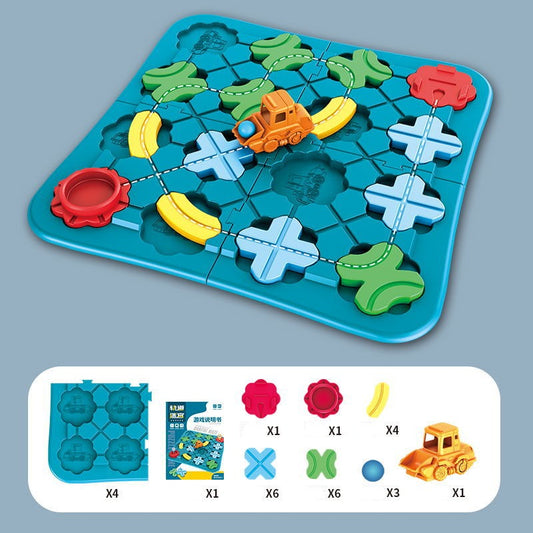 Kreatives Montessori Straßen-Puzzle für neugierige Entdecker