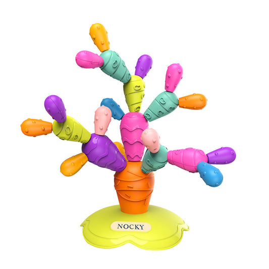 Magnetisches Kaktus-Spielzeug im Montessori-Stil für kreatives Lernen