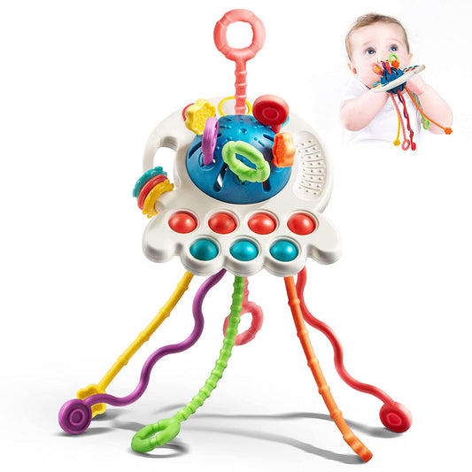 Sensorisches Kinder-UFO - Spaßiges Zahnungsfreundliches Spielzeug für Kleinkinder
