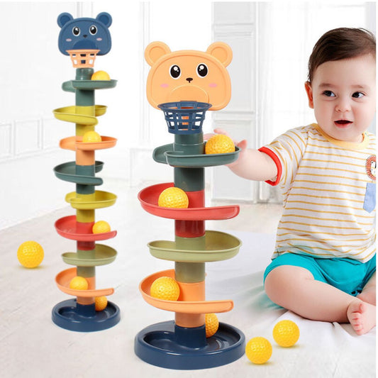Kreativer Montessori-Ballturm für neugierige Kinder