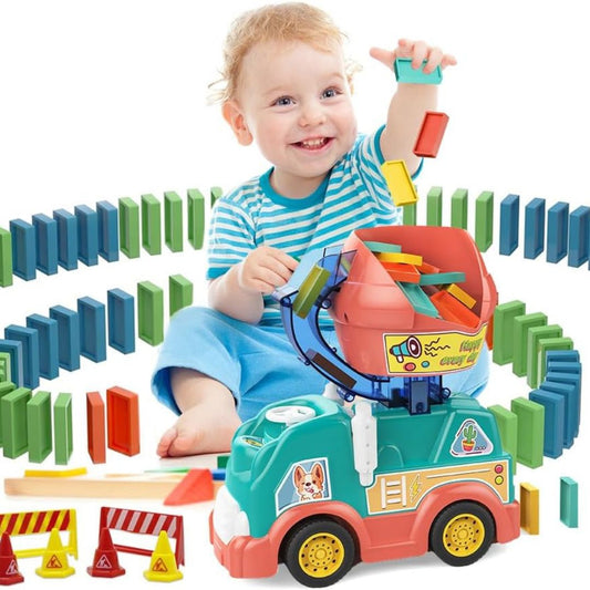 Camion Domino Montessori para Desarrollo Cognitivo