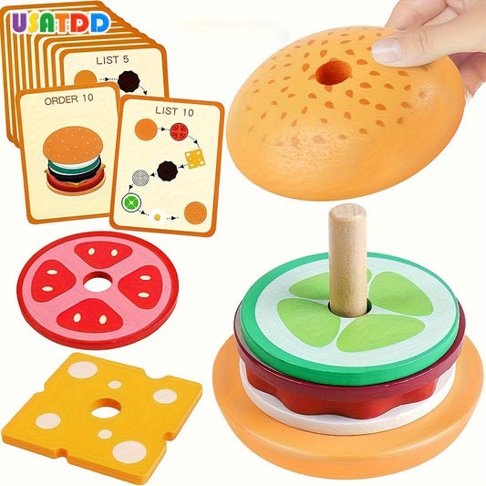 Turmspielzeug im Montessori-Stil für kreative Lernfreude