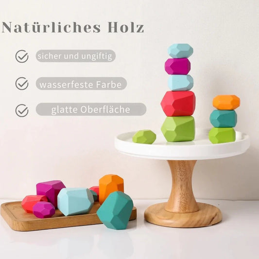 MontiBlox - Kreative Montessori Holzbausteine für grenzenlosen Spielspaß