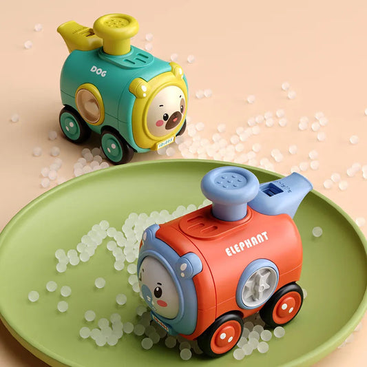 Unterhaltsame Zugfahrten – Pfeifendes Spielzeug-Eisenbahn für Kinder