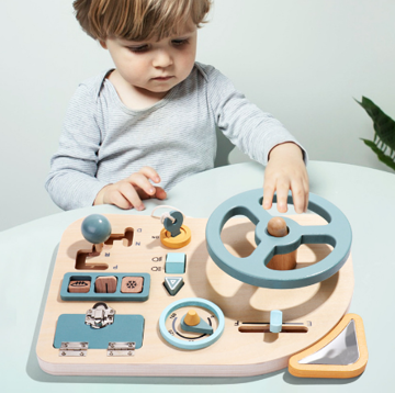 Entdecker-Lenkrad – Montessori-Entwicklungsspielzeug für kleine Entdecker