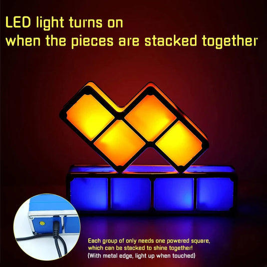 Innovative Leuchtblöcke – Modulare Tetris-Lampe für kreative Beleuchtung