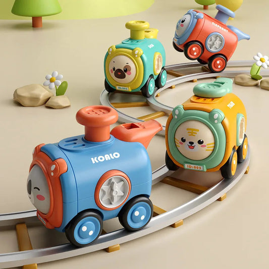 Unterhaltsame Zugfahrten – Pfeifendes Spielzeug-Eisenbahn für Kinder