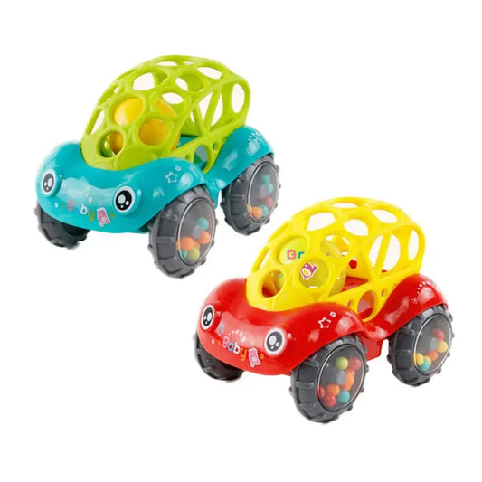 Entdecken Sie das bezaubernde Baby-Spielzeugauto – Weiches Greifauto mit lustigen Geräuschen und farbenfrohen Lichteffekten für spannende Spielmomente