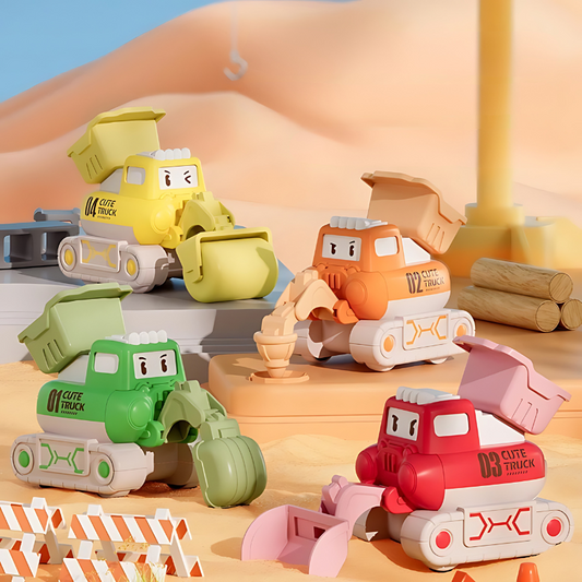 Kreatives Spielzeug-Baufahrzeug-Set für Kinder - Fantasievolles Bauen und Abenteuer