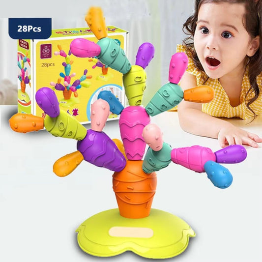 Magnetisches Kaktus-Spielzeug im Montessori-Stil für kreatives Lernen