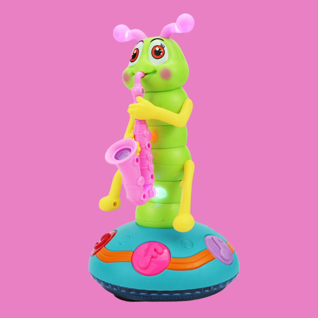 Lustiges Tanzende Saxophon Raupe Spielzeug für Kinder – Perfektes Geschenk für kleine Musiker