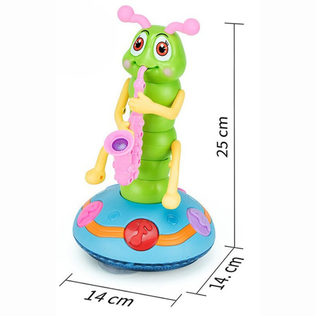 Lustiges Tanzende Saxophon Raupe Spielzeug für Kinder – Perfektes Geschenk für kleine Musiker