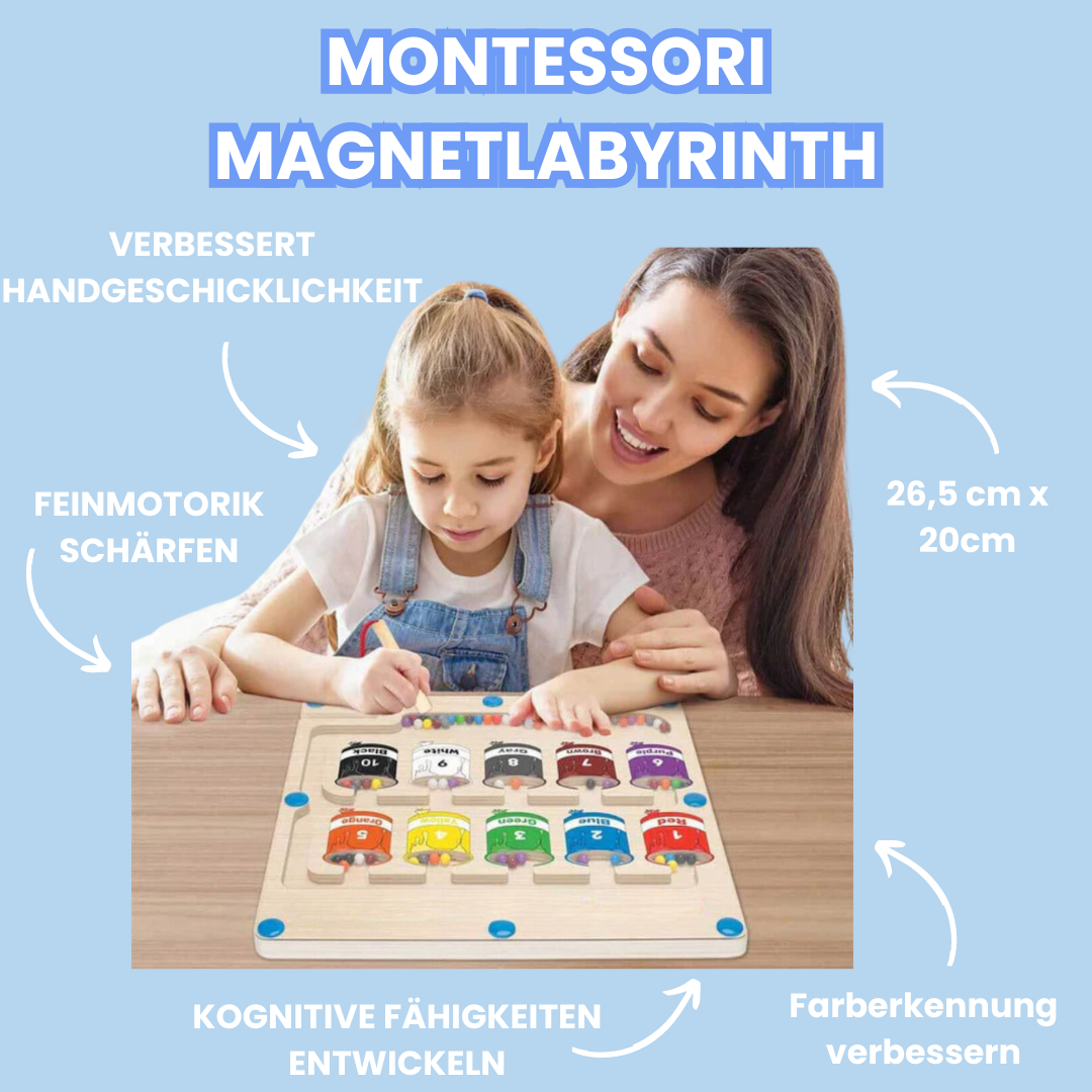 Set éducatif Montessori 4-en-1 pour le jeu et l'apprentissage