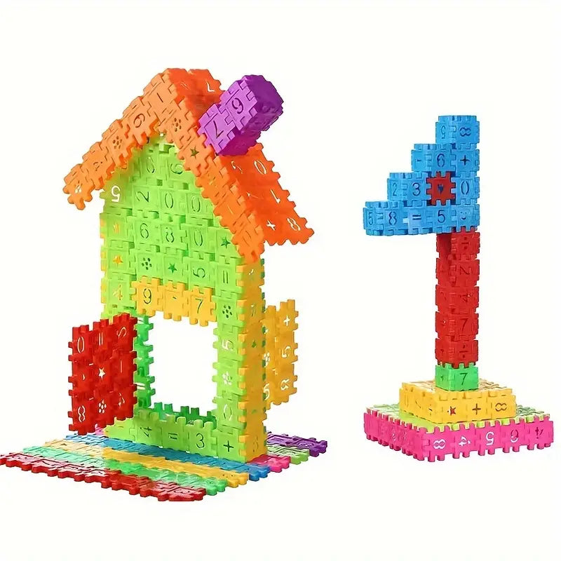 Mathematische Montessori-Bausteine für spielerisches Lernen und kreative Entdeckung