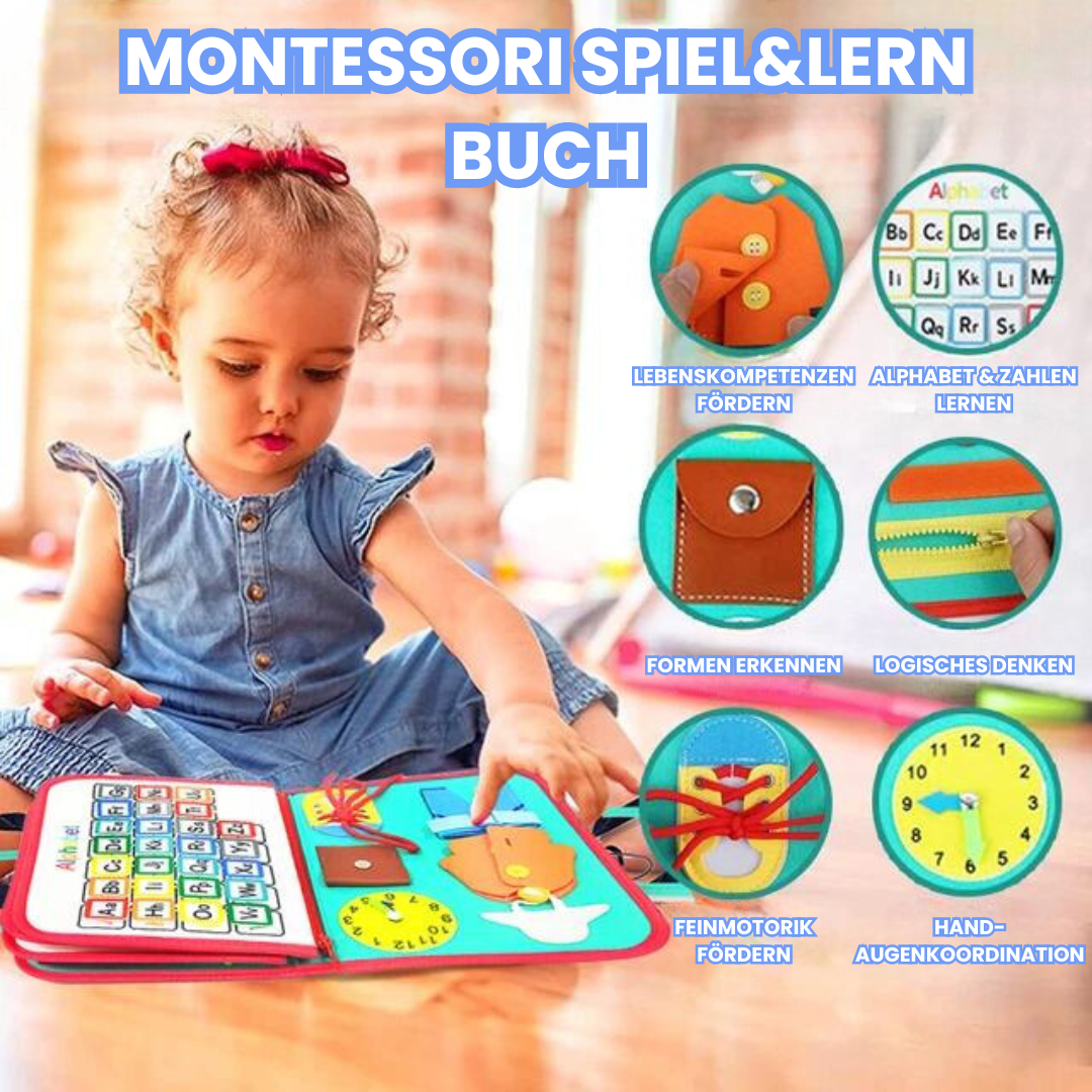 Exploratives Montessori Spiel & Lern Buch für kreative Entdeckungserlebnisse