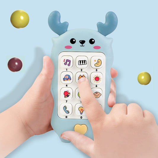 Kuschelweiches Sensorisches Klangtelefon für Kinder im Charmanten Design