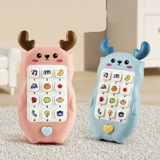 Kuschelweiches Sensorisches Klangtelefon für Kinder im Charmanten Design