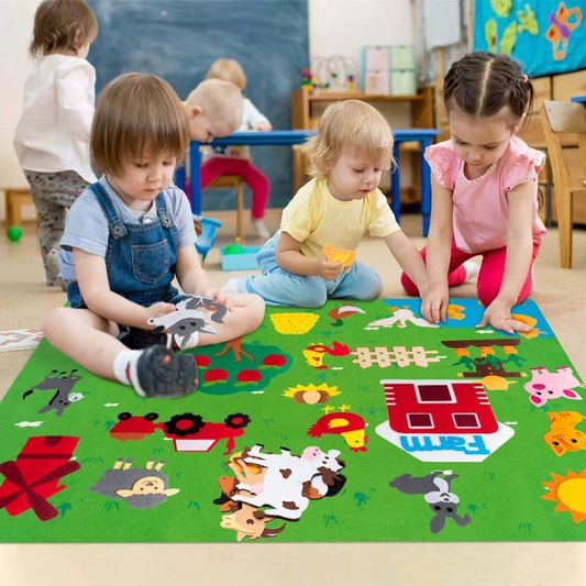 Entdecken Sie das kreative Montessori Filzwelten Set für innovatives Lernen und spielerisches Lernen